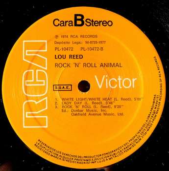 LP Lou Reed: Rock N Roll Animal 624704