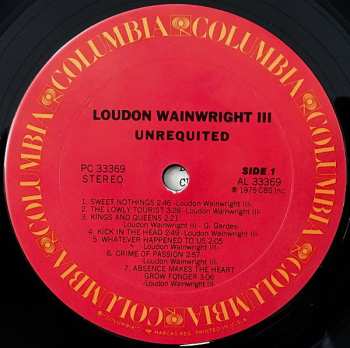 LP Loudon Wainwright III: Unrequited 593605