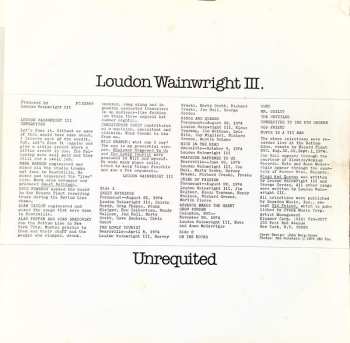 LP Loudon Wainwright III: Unrequited 593605