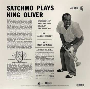 LP Louis Armstrong: Satchmo Plays King Oliver 642945