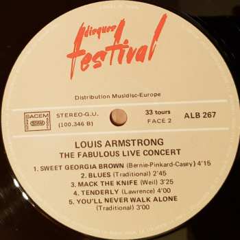 4LP/Box Set Louis Armstrong: The Two Greatest Concerts 616455