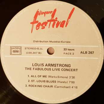 4LP/Box Set Louis Armstrong: The Two Greatest Concerts 616455