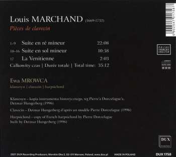 CD Louis Marchand: Pièces de Clavecin 616419