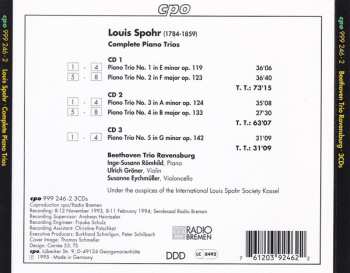 3CD Louis Spohr: Complete Piano Trios 646501