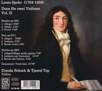 CD Louis Spohr: Duette Für Zwei Violinen Vol.II (Op.39 + Op.67) 564448