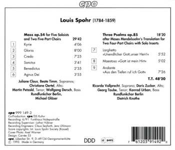 CD Louis Spohr: Mass Op. 54, Psalms Op. 85 477262