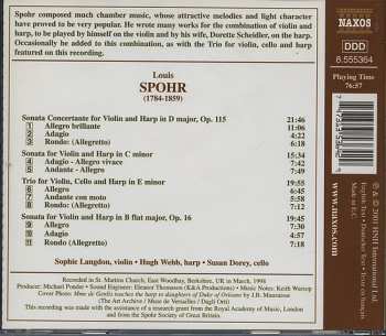 CD Louis Spohr:  Music For Violin And Harp Vol. 1 231619