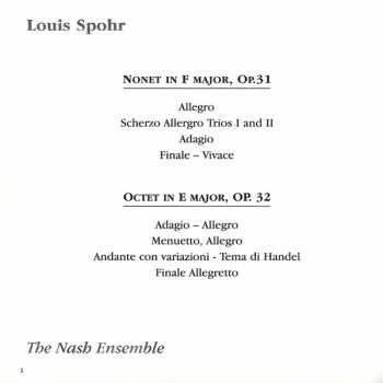 CD Louis Spohr: Nonet In F Major, Op. 31 · Octet In E Major, Op. 32 650391