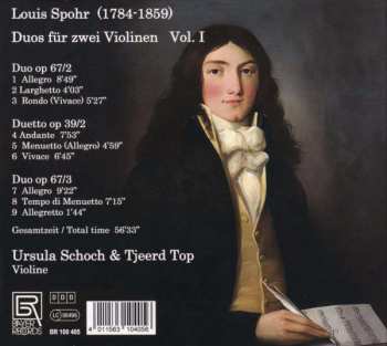 CD Louis Spohr: Duette Für Zwei Violinen Vol.I (Op.39 + Op.67) 609747