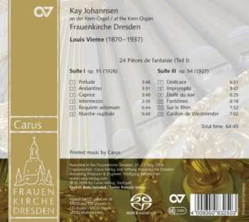 SACD Louis Vierne: Pièces De Fantaisie Op. 51 & 54 559510