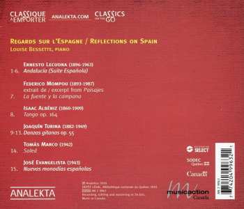 CD Louise Bessette: Regards Sur L'Espagne = Reflections On Spain 480352