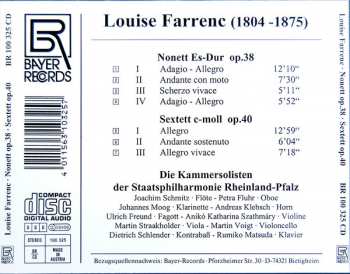 CD Louise Farrenc: Nonett Es-Dur Op.38, Sextett C-Moll Op.40 301962