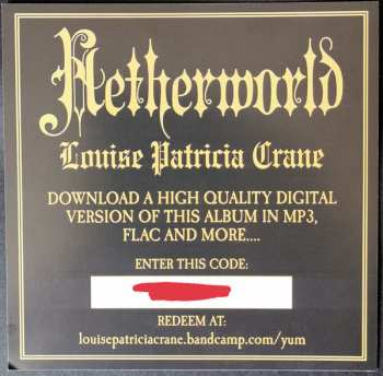 2LP Louise Patricia Crane: Netherworld CLR 611386