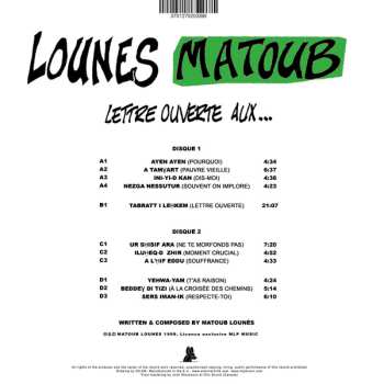 2LP Matoub Lounes: Lettre Ouverte Aux... LTD 459219