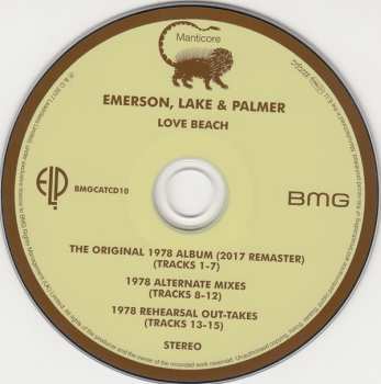 CD Emerson, Lake & Palmer: Love Beach 22018