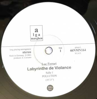 2LP Luc Ferrari: Labyrinthe de Violence LTD | NUM 131193