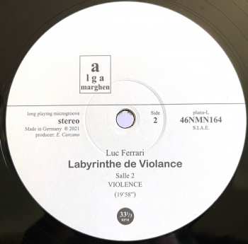 2LP Luc Ferrari: Labyrinthe de Violence LTD | NUM 131193