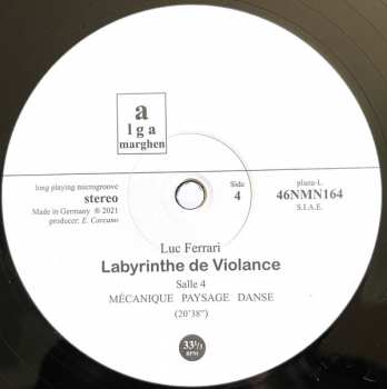 2LP Luc Ferrari: Labyrinthe de Violence LTD | NUM 131193