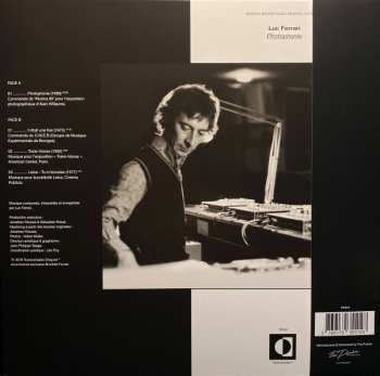 LP Luc Ferrari: Photophonie (Bandes Magnétiques Inédites (1973-1992)) LTD 369908