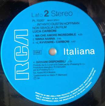 LP Luca Carboni: ...Intanto Dustin Hoffman Non Sbaglia Un Film 647395