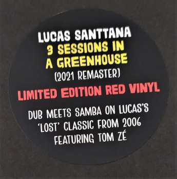 LP Lucas Santtana: 3 Sessions In A Greenhouse (2021 Remaster) LTD | CLR 313677