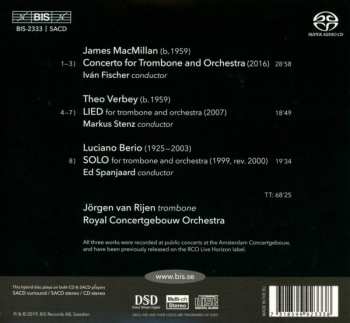 SACD Luciano Berio: Trombone Concertos 587402