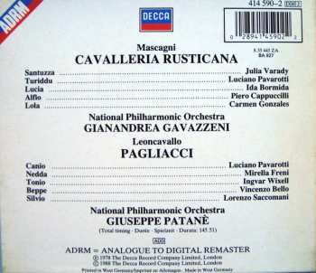 2CD/Box Set Luciano Pavarotti: Cavalleria Rusticana · Pagliacci 44646