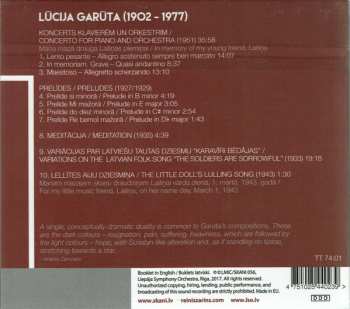 CD Lucija Garuta: Music For Piano 631507