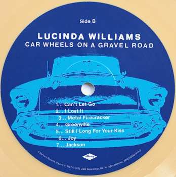 LP Lucinda Williams: Car Wheels On A Gravel Road CLR | LTD 632402