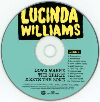 2CD Lucinda Williams: Down Where The Spirit Meets The Bone 432879