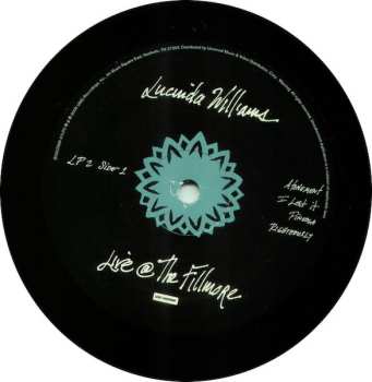 3LP Lucinda Williams: Live @ The Fillmore 626876