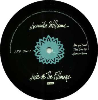 3LP Lucinda Williams: Live @ The Fillmore 626876