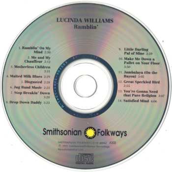 CD Lucinda Williams: Ramblin' 554099