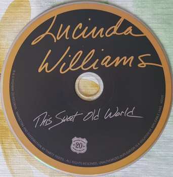 CD Lucinda Williams: This Sweet Old World 36333