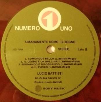 LP Lucio Battisti: Umanamente Uomo: Il Sogno. CLR | LTD 597741