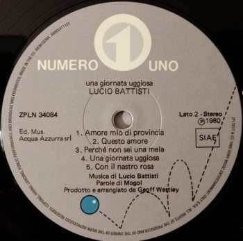 LP Lucio Battisti: Una Giornata Uggiosa 614229