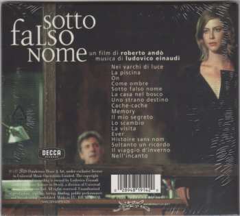 CD Ludovico Einaudi: Sotto Falso Nome 45829