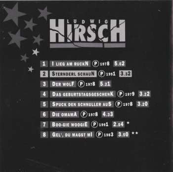 CD Ludwig Hirsch: Sternderl Schaun 609227