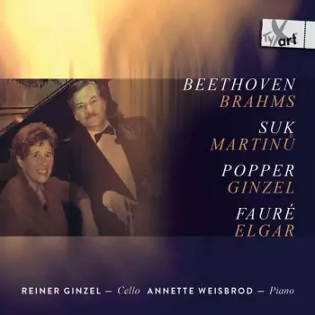 Beethoven, Brahms, Suk, Martinů, Popper, Ginzel, Fauré, Elgar