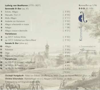 CD Ludwig van Beethoven: Werke Für Flöte Und Clavier 645757