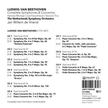 9CD/Box Set Ludwig van Beethoven: Complete Symphonies & Concertos 544081