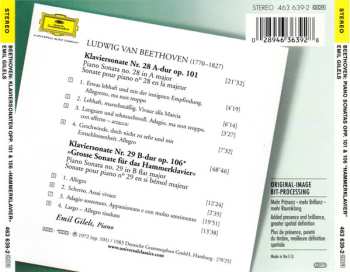 CD Ludwig van Beethoven: Klaviersonaten = Piano Sonatas Opp. 101 & 106 »Hammerklavier« 648973