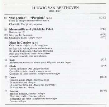 CD Ludwig van Beethoven: Messe In C / Ah! Perfido / Meeresstille Und Glückliche Fahrt 23369