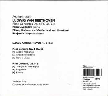 CD Ludwig van Beethoven: Aufgelebt - Piano Concertos Op. 58 & Op. 61A 573831