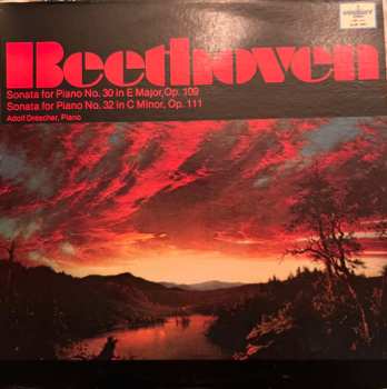 Album Ludwig van Beethoven: Sonata For Piano No. 30 In E Major, Op. 109, Sonata For Piano No. 32 in C Minor, Op. 111