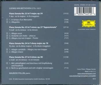 2CD Ludwig van Beethoven: Sonatas Opp. 54 • 57 • 78 • 90 • Appassionata 649035