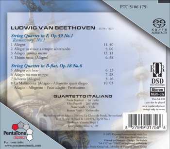 SACD Ludwig van Beethoven: String Quartets Op.59 No.1 "Rasumovsky", Op.18 No.6 320641