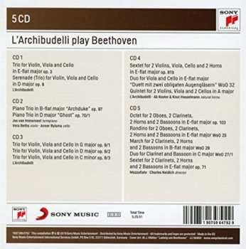 5CD Ludwig van Beethoven: L'Archibudelli Play Beethoven 543639