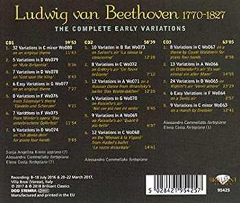 3CD Ludwig van Beethoven: The Complete Early Variations 126443