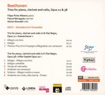 CD Ludwig van Beethoven: Trios For Piano, Clarinet And Cello  564319